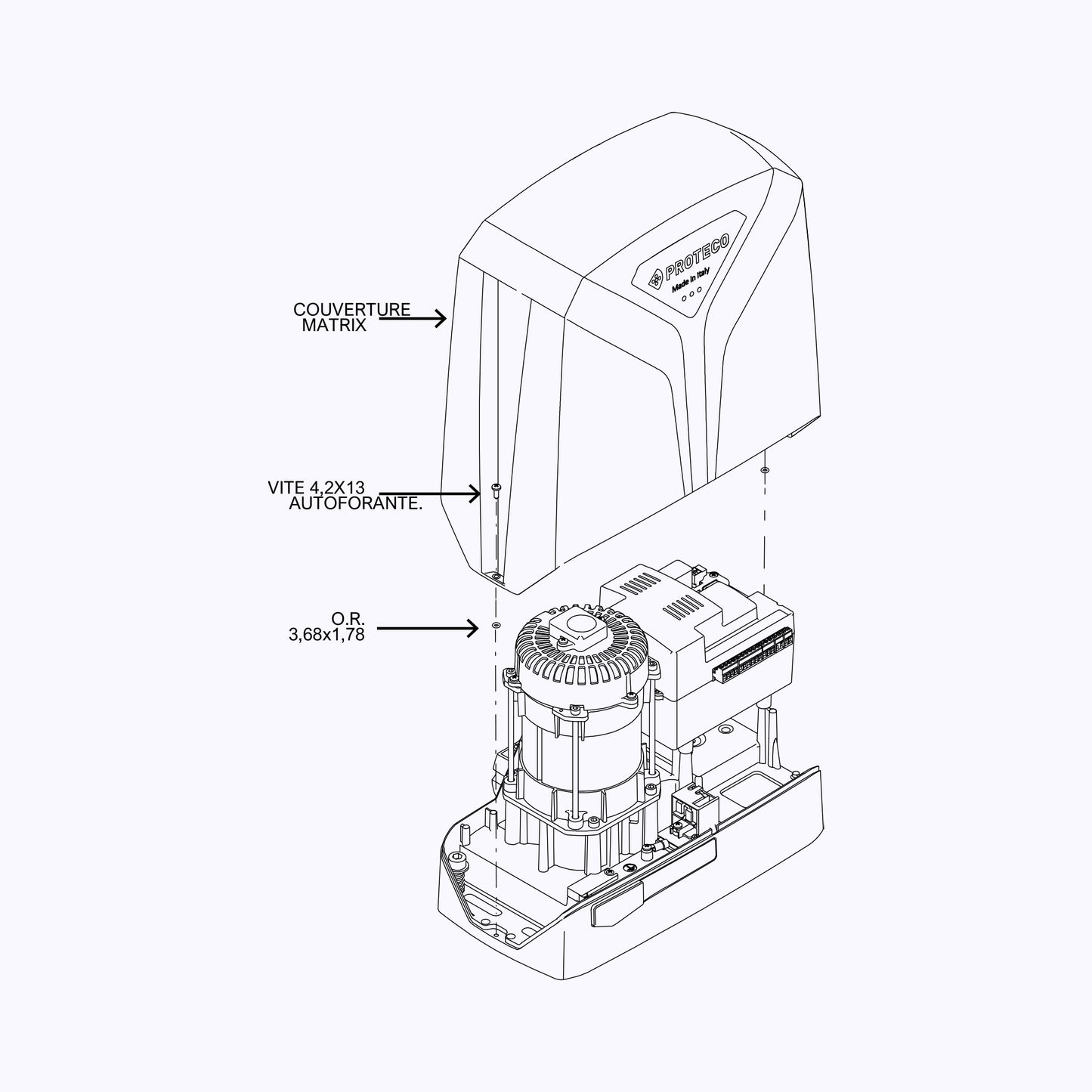 MATRIX 25 Proteco Motorisation De Portail Coulissant