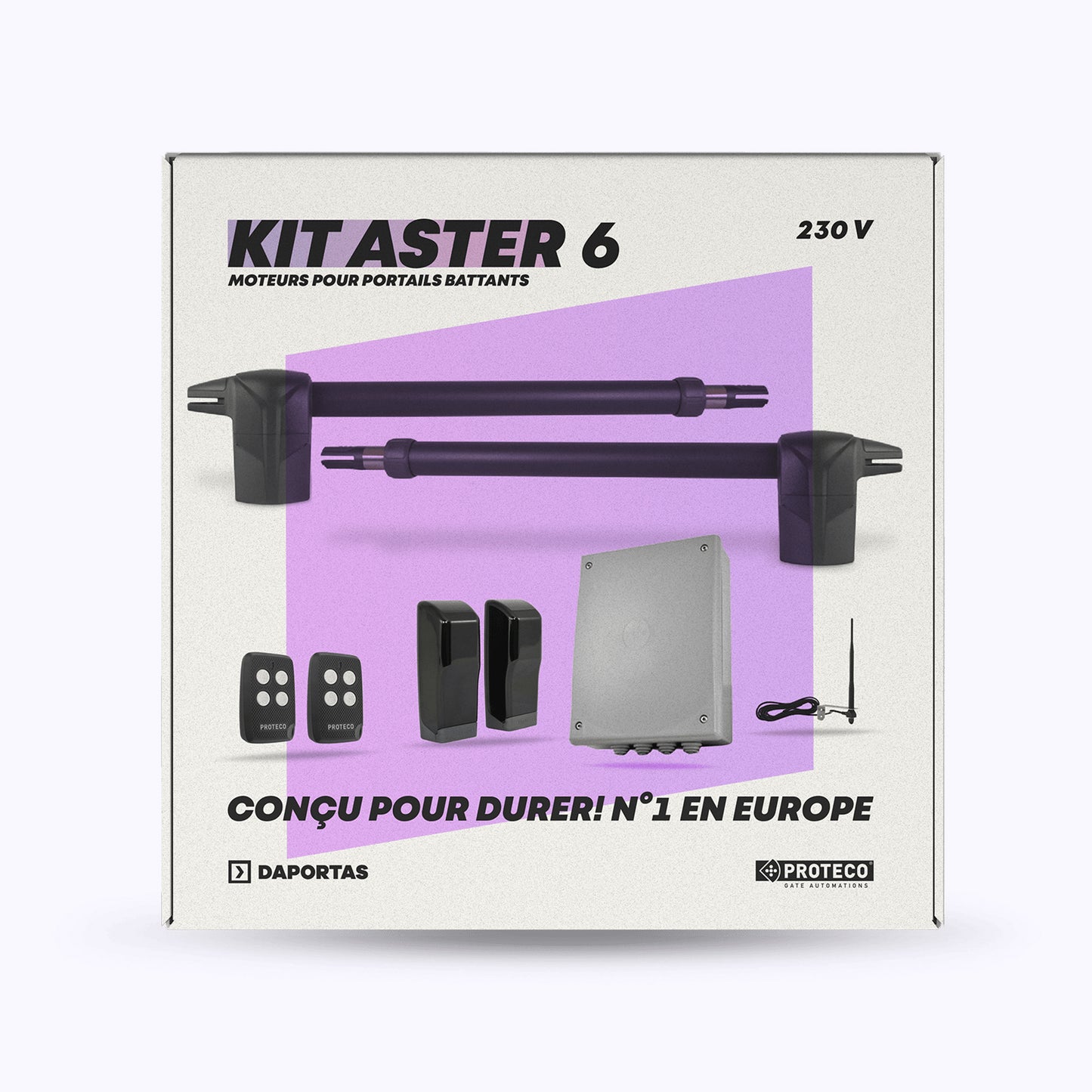 ASTER 6 Proteco Motorisation De Portail à Deux Battants