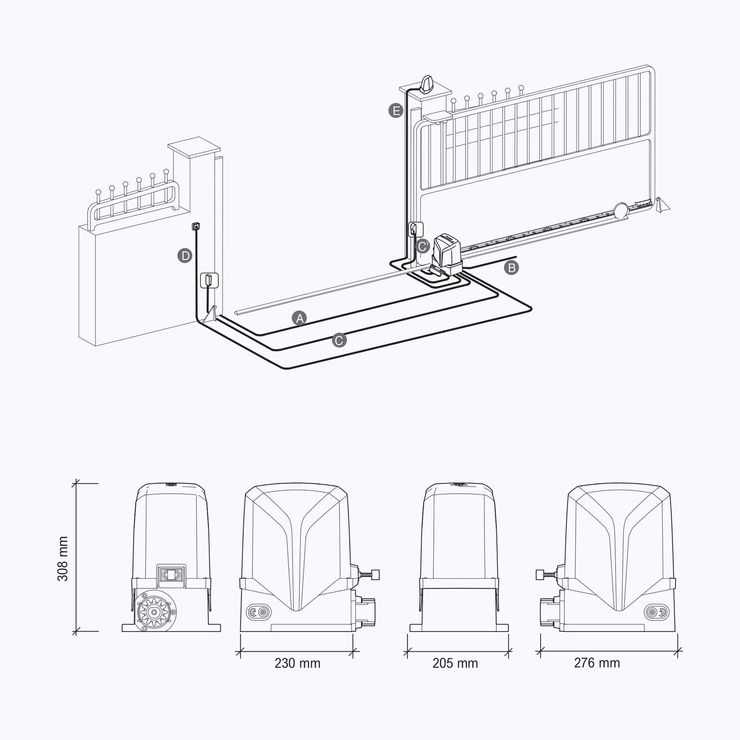 MOVER 15 Proteco Motorisation De Portail Coulissant