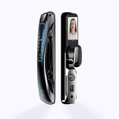 Serrure Intelligente A30 Face ID – serrure empreinte digitale et faciale connectée TECHY